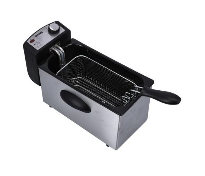 Geepas GDF36015 3 Liter Stainless Steel Deep Fryer - Black and Silver - Zoom Image 2