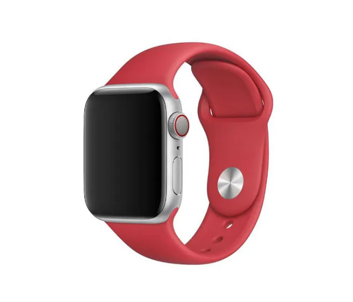 Porodo Replacement Wrist Band For Apple Watch - Red - Zoom Image