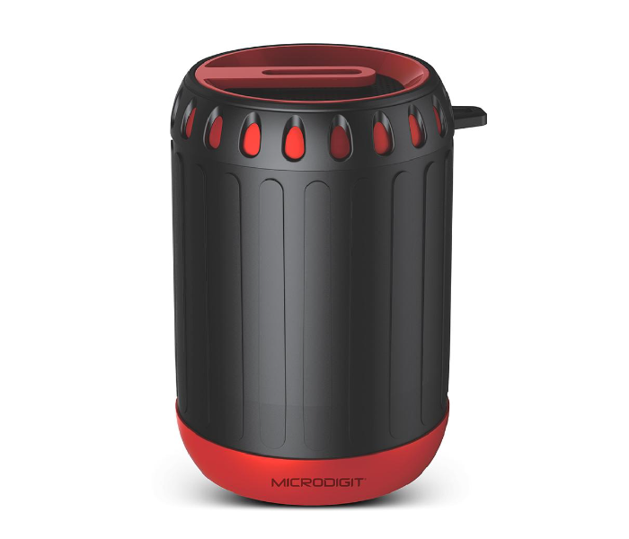 Microdigit MRS247T Mini Bluetooth Speaker - Red and Black - Zoom Image