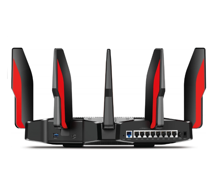 Tplink Archer AX11000 Next Gen Tri Band Gaming Router - Black and Red - Zoom Image 3