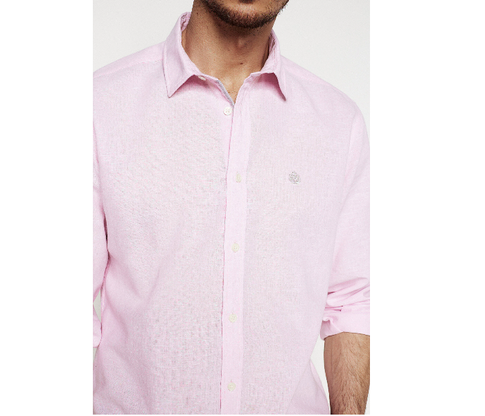 Springfield 099320470 XXL Linen Shirt for Men - Pink - Zoom Image 2