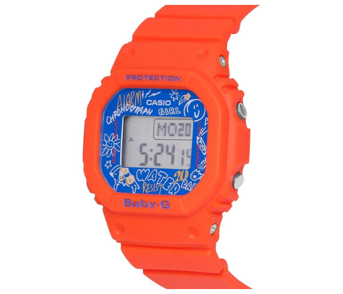 Casio Baby-G BGD-560SK-4DR Graffiti Digital  Watch For Women - Orange - Zoom Image 3