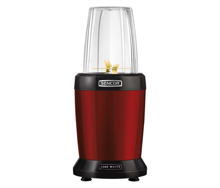 Sencor SNB 4301RD 1000W Nutri Blender - Black and Red - Zoom Image 1