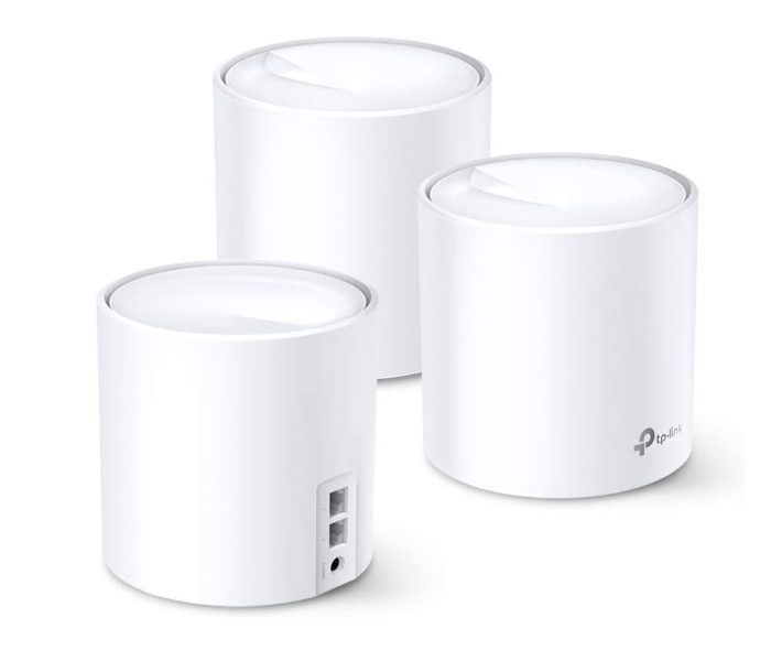 Tplink Deco X60 AX3000 3 Piece Wi-Fi 6 Whole Home Mesh  Wifi System -White - Zoom Image 2