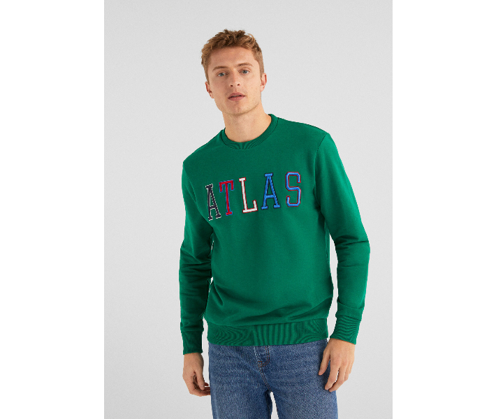 Springfield 009523022 Large Sweatshirt for Men - Green - Zoom Image 1