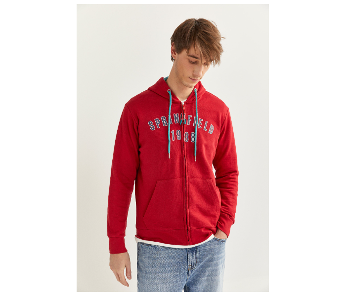 Springfield 009608360 XXL Sweatshirt for Men - Red - Zoom Image 1