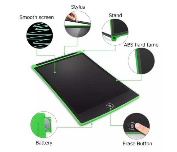 10 Inch LCD Writing Tablet Drawing Board For Kids - Black - Zoom Image 5