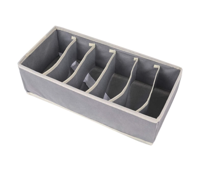 Drawer Closet Organizer Boxes For Underwear Scarfs Socks and Bra - Grey - Zoom Image 3