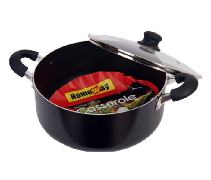 Homeway HW251 26cm Nonstick Casserole - Black - Zoom Image 2