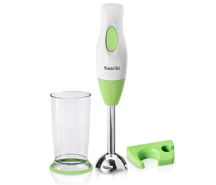 Saachi CH4256 200W Hand Blender with Plastic Jar -White and Green - Zoom Image 1