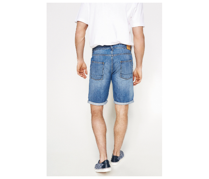 Springfield 001338218 EU30 Denim Bermudas for Men - Light Blue - Zoom Image 4