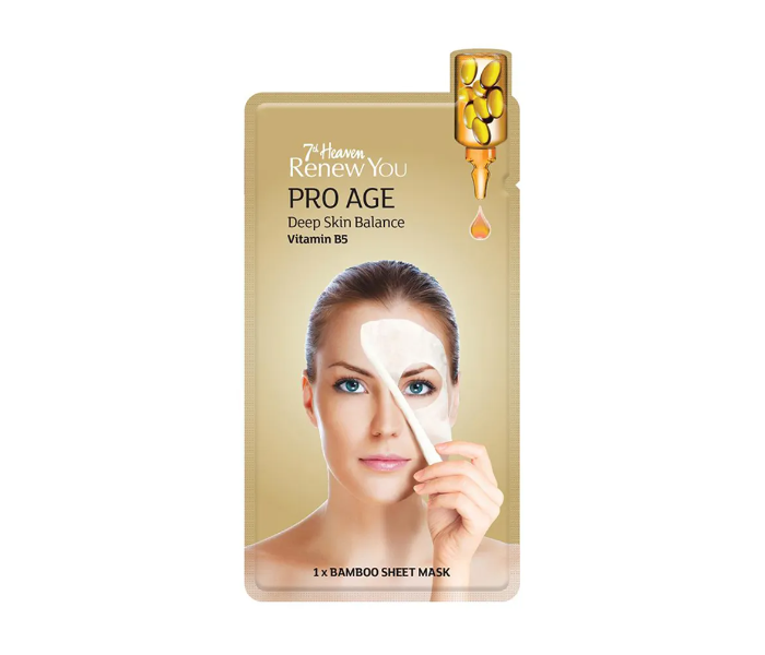 7th Heaven Pro Age Deep Skin Balance Bamboo Sheet Mask - Zoom Image