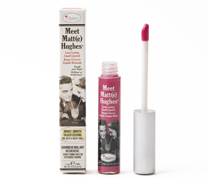 The Balm TBM107COS00007 7.4ml Meet Matte Hughes Long Lasting Liquid Lipstick - Chivalrous - Zoom Image