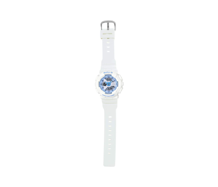 Casio Baby-G BA-110BE-7ADR White Dial Analog-Digital Watch For Women - White - Zoom Image 4