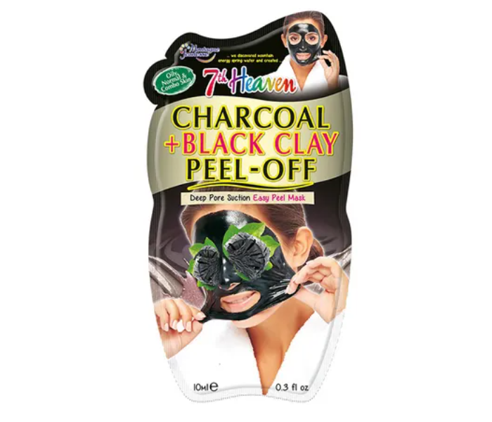 7th Heaven Charcoal and Black Clay Peel Off Face Mask - Zoom Image