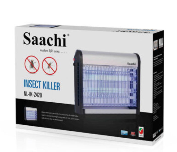 Saachi IK-2420 28W Insect Killer with Ultra Violet Tubes - White - Zoom Image 2