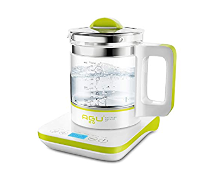 Agu Baby AGU EC6 Multifunctional Electric Kettle - Green and White - Zoom Image