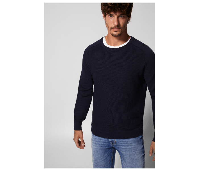 Springfield 006481511 Small Knitwear for Men - Dark Blue - Zoom Image 3