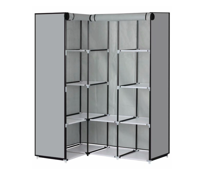 Multifunctional 88L88 Storage Wardrobe - Grey - Zoom Image