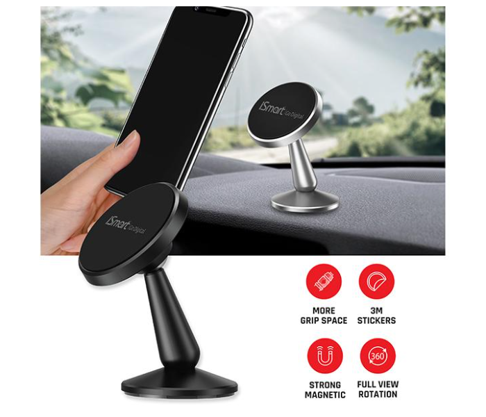 ISmart iHOLD-i80 Car Phone Magnetic Holder - Zoom Image 2