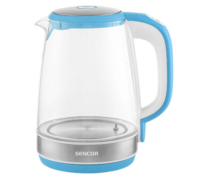 Sencor SWK 2192BL 2200W 2 Litre Glass Kettle - Sky Blue - Zoom Image 1