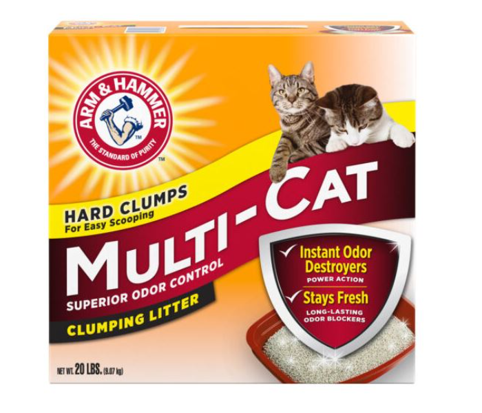 Arm and Hammer HH2206  9.07kg Multi-Cat Clumping Litter - Zoom Image 2