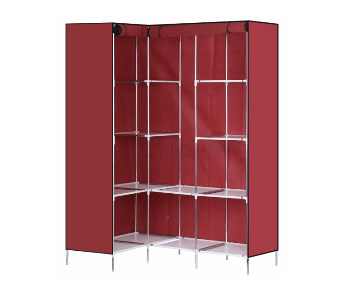 Multifunctional 88L88 Storage Wardrobe - Red - Zoom Image