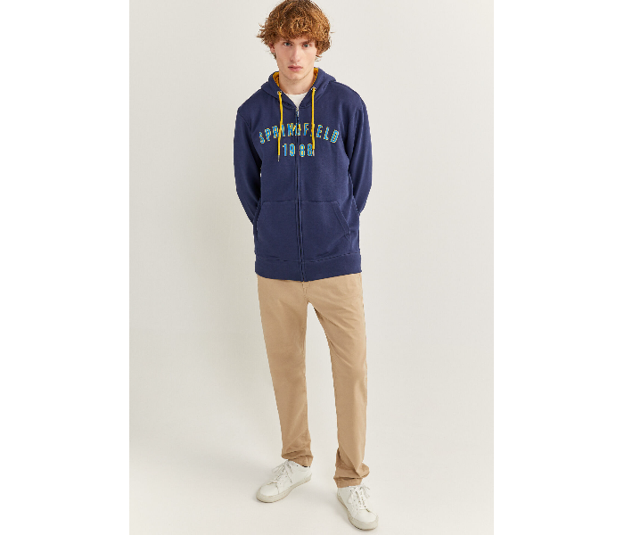 Springfield 009608313 Small Sweatshirt for Men - Medium Blue - Zoom Image 2