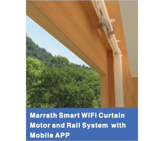 Marrath Smart Wifi Window Curtain Motor and Track System - 3.2 Meter - Zoom Image 1