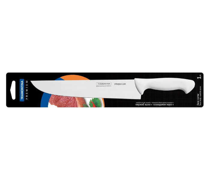 Tramontina 24473180 10-inch Premium Stainless Steel Meat Knife - White - Zoom Image