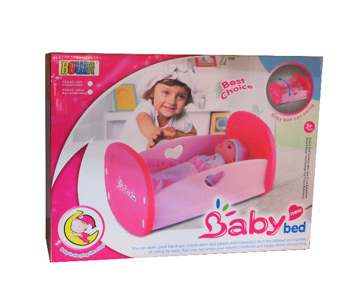 New Year Centre 9004 Bowa Baby Bed Doll for Kids - Zoom Image