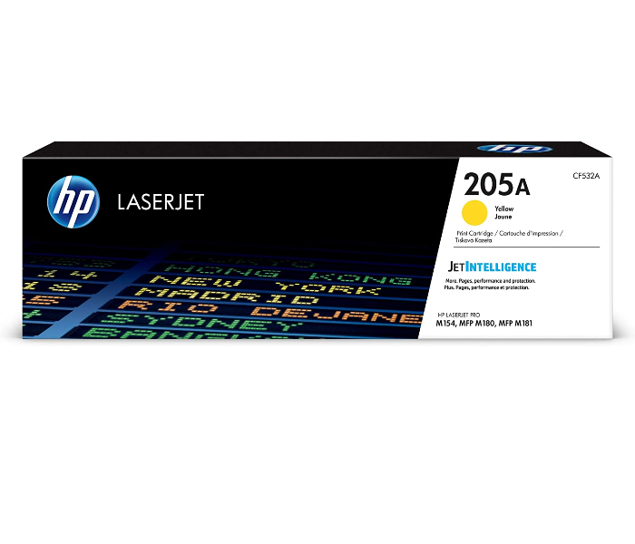 HP CF532A 205A Original LaserJet Toner Cartridge - Yellow - Zoom Image