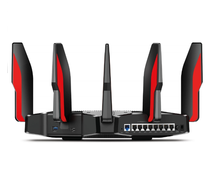 Tplink Archer AX11000 Next Gen Tri Band Gaming Router - Black and Red - Zoom Image 5