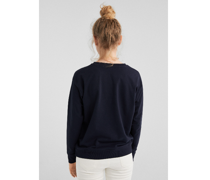 Springfield 108513116 Medium Sweat Shirt for Women - Blue - Zoom Image 3