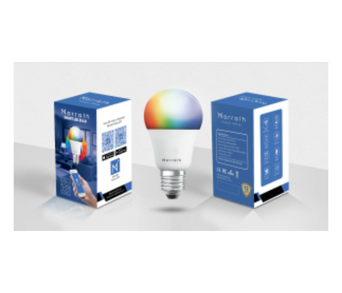 Marrath Smart Wi-Fi Multi Color Rgbw Bulb - White - Zoom Image 1