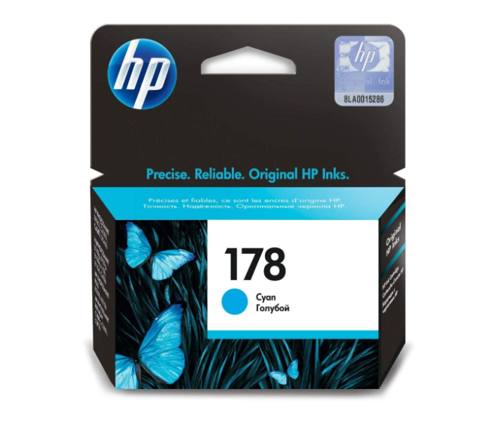 HP CB318HE 178 Original Ink Advantage Cartridge - Cyan - Zoom Image