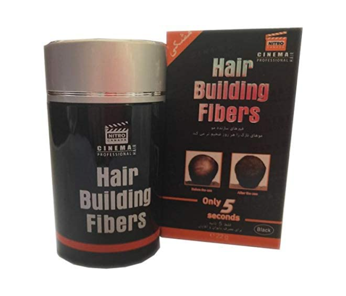 Nitro Canada 22g Hair Building Fiber - Black - Zoom Image 2