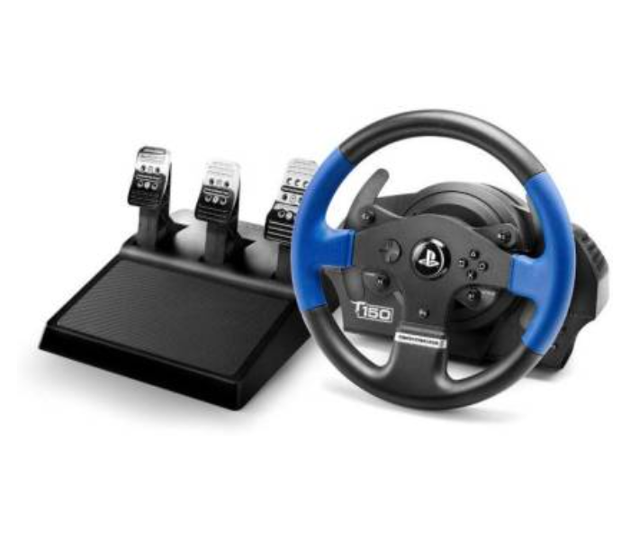 Thrustmaster TM-WHL-T150RS EU Version Racing Wheel - Black and Blue - Zoom Image 1