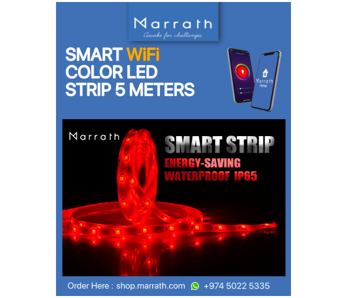 Marrath Smart Wifi 16 Million Colour Rgbw Led Strip Light - Zoom Image 1