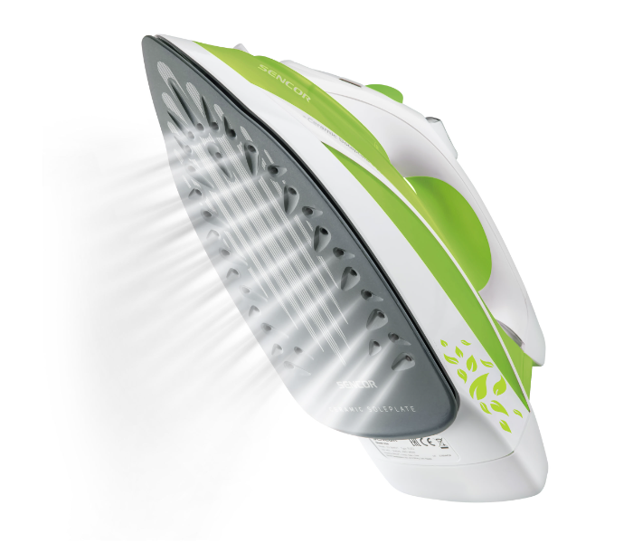 Sencor SSI 8440GR 2200W Steam Iron - White and Green - Zoom Image 2