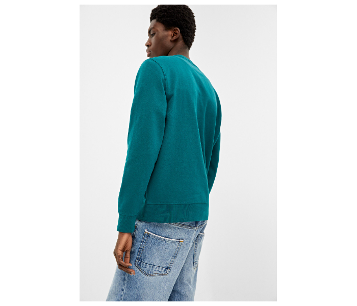 Springfield 009621086 Large Sweatshirt for Men - Teal - Zoom Image 3