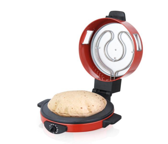 Saachi RM4979 1800W 30cm Non Stick Electric Roti Maker - Red - Zoom Image 1