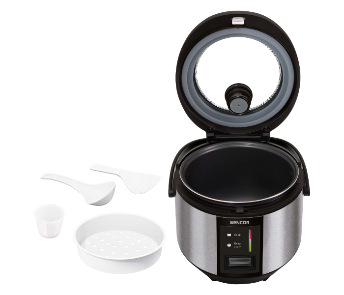 Sencor SRM 1890SS 700W 1.8 Litre Stainless Steel Rice Cooker - Silver - Zoom Image 2