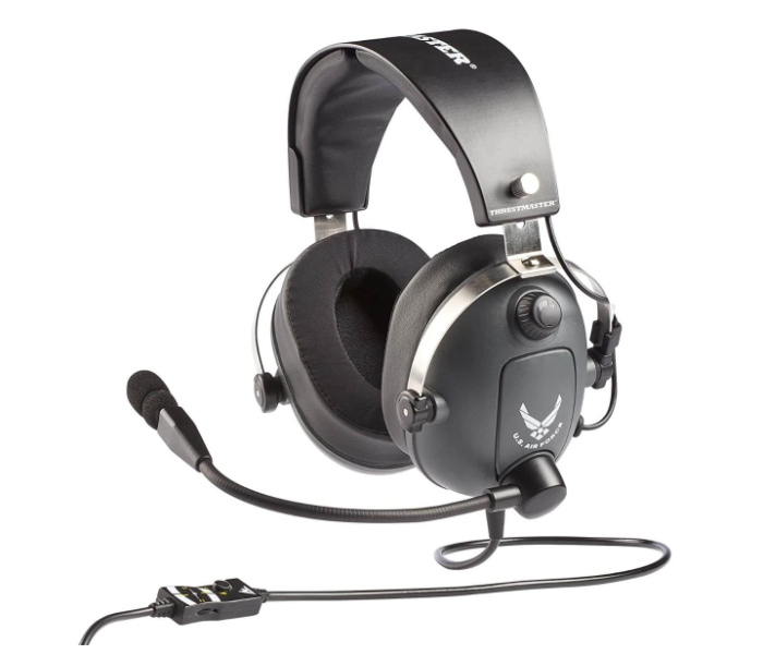 Thrustmaster TM-HS-TFLGHT T.Flight U.S. Air Force Edition Gaming Headset - Black - Zoom Image 1