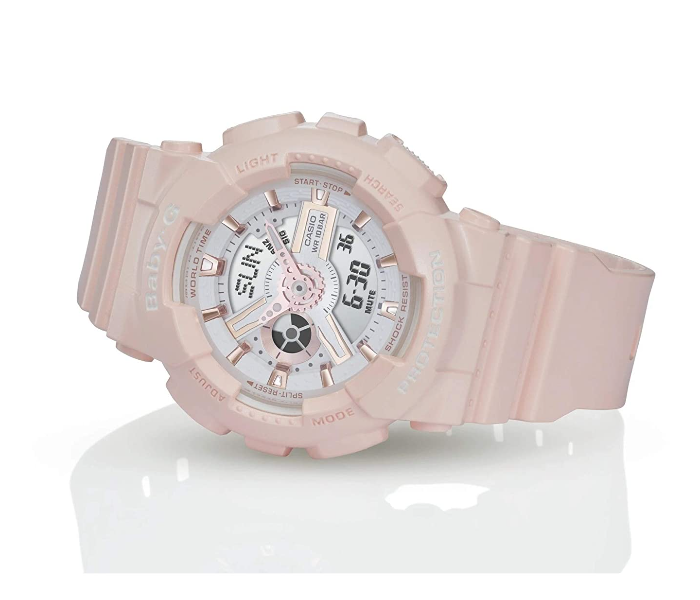 Casio Baby-G BA-110RG-4ADR White Dial Analog-Digital Watch For Women - Pink - Zoom Image 3