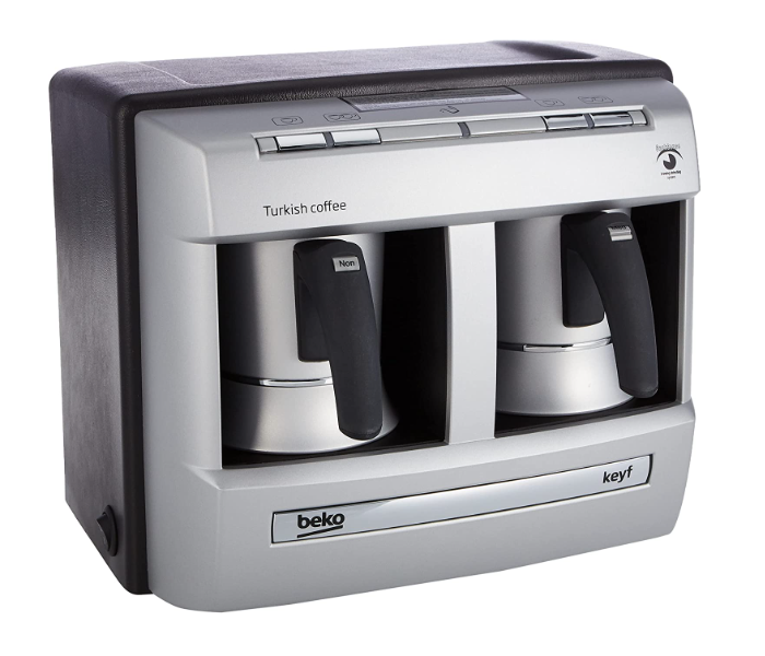 Beko BKK2113 1 Litre Double Pot Turkish Coffee Machine - Grey - Zoom Image 1