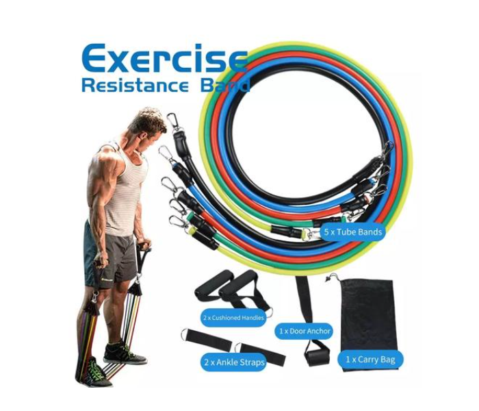 Pull Rope Fitness Exercises Resistance Bands Set - Zoom Image 3