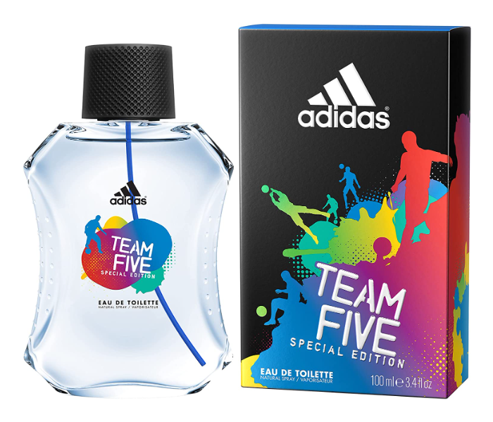 Adidas 100ml Team Five Eau de Toilette for Men - Zoom Image