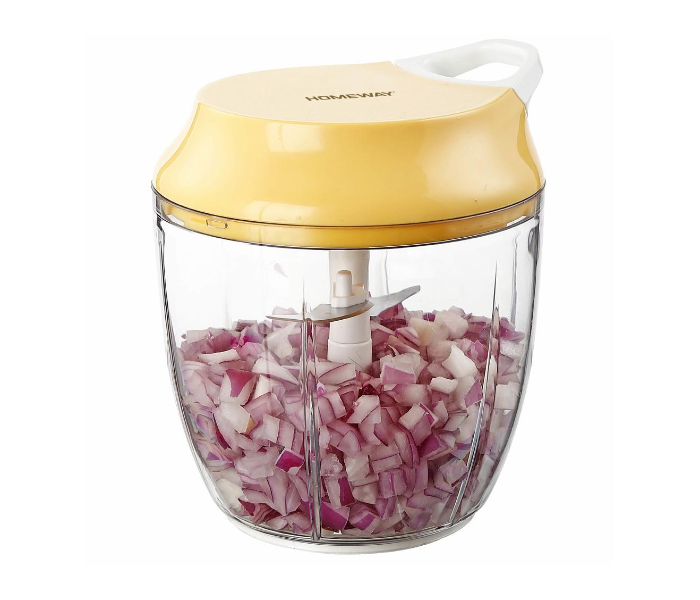 Homeway HW3401 500ml Manual Chopper - Yellow - Zoom Image