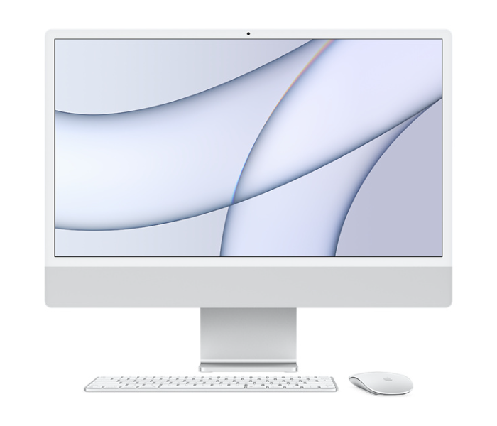 Apple iMac 24 Inch 2021 Z12R001DM M1 Chip 16GB RAM 2TB Storage - Silver - Zoom Image 5